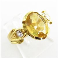 Anillo Damiata Gioielli Mujer in Oro amarillo Quarzo idrotermale 760/102/2-D199 - 760/102/2-D199